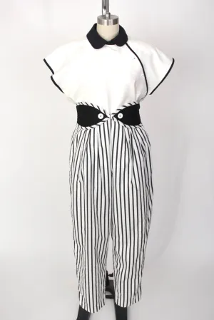 1980s Jeanne Marc Striped Pant Set
