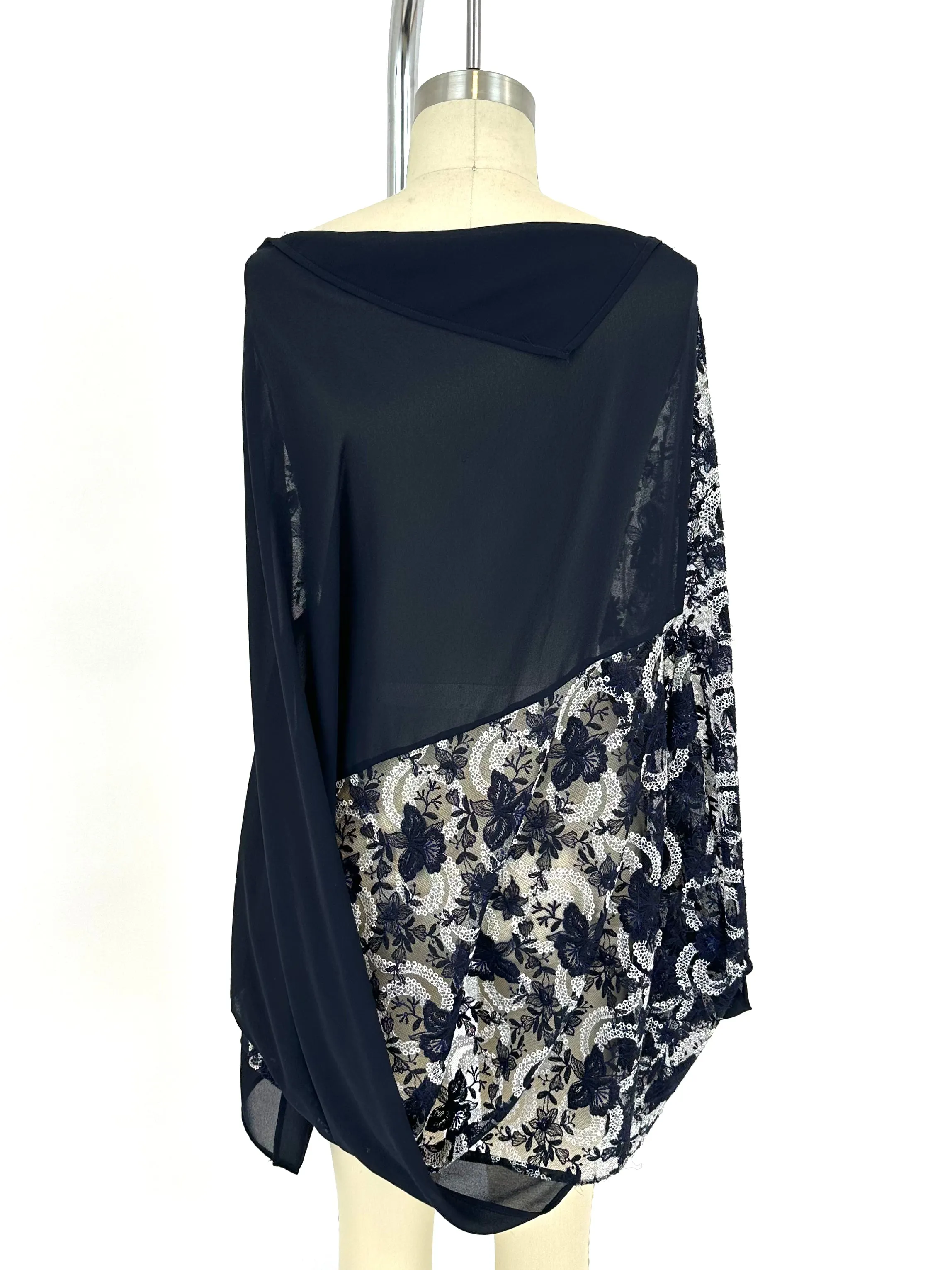 2011 Junya Watanabe Lace Asymmetrical Blouse