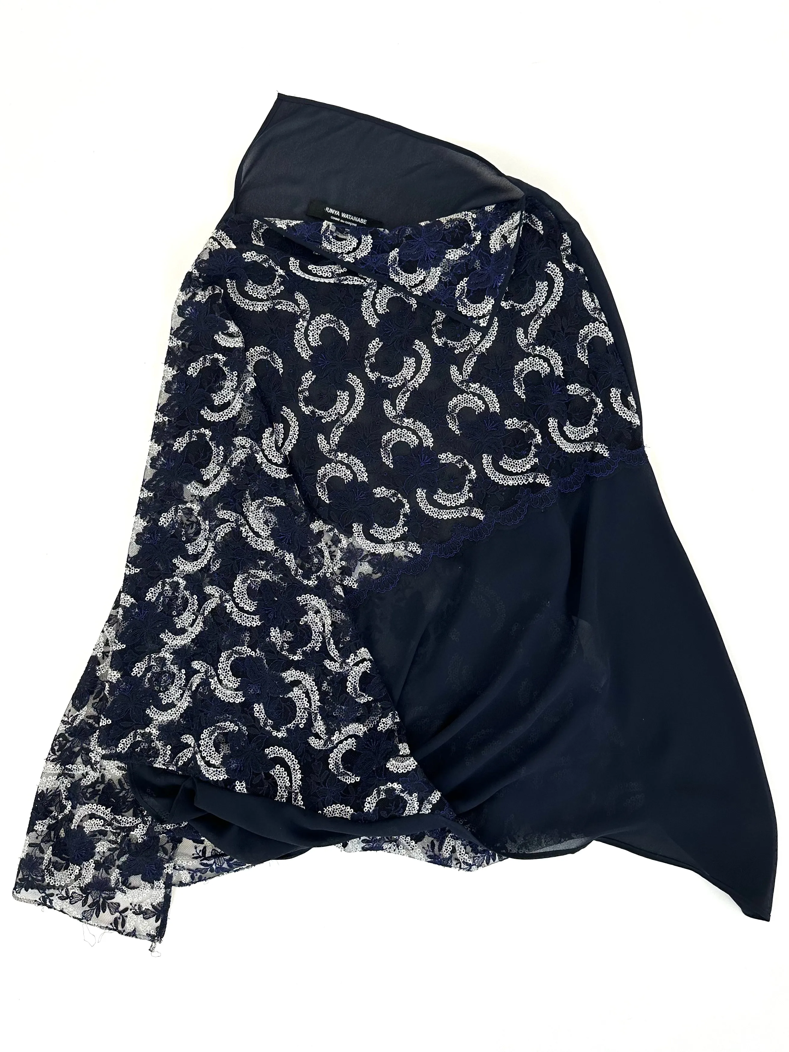 2011 Junya Watanabe Lace Asymmetrical Blouse