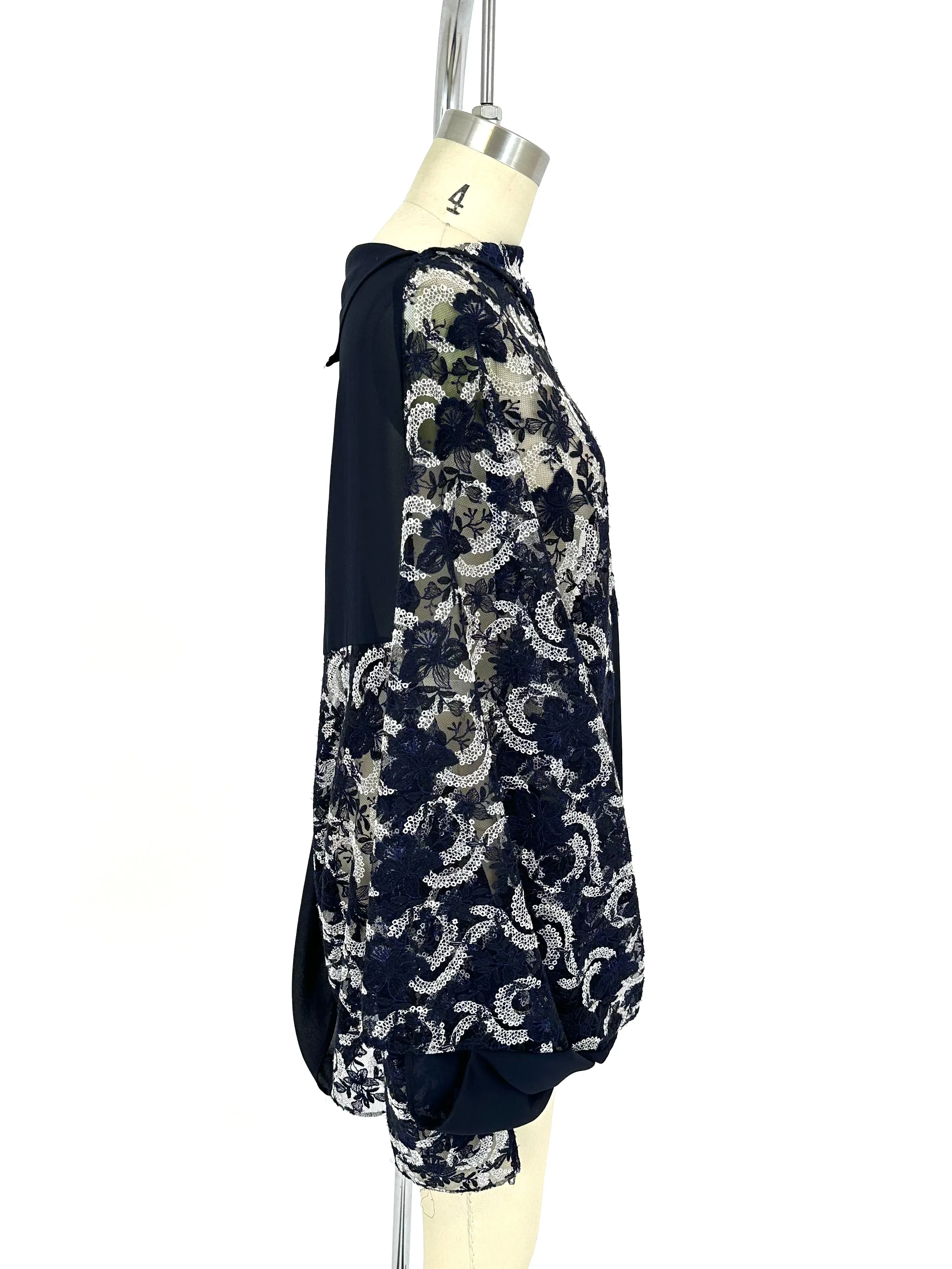 2011 Junya Watanabe Lace Asymmetrical Blouse