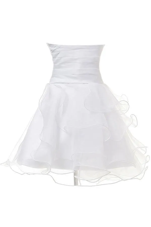 A-line Sweetheart Knee Length Tulle Homecoming Dress With Appliques TR0152