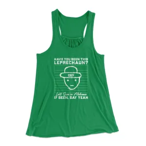 Alabama Leprechaun Amateur Sketch Women's Flowey Tank Top