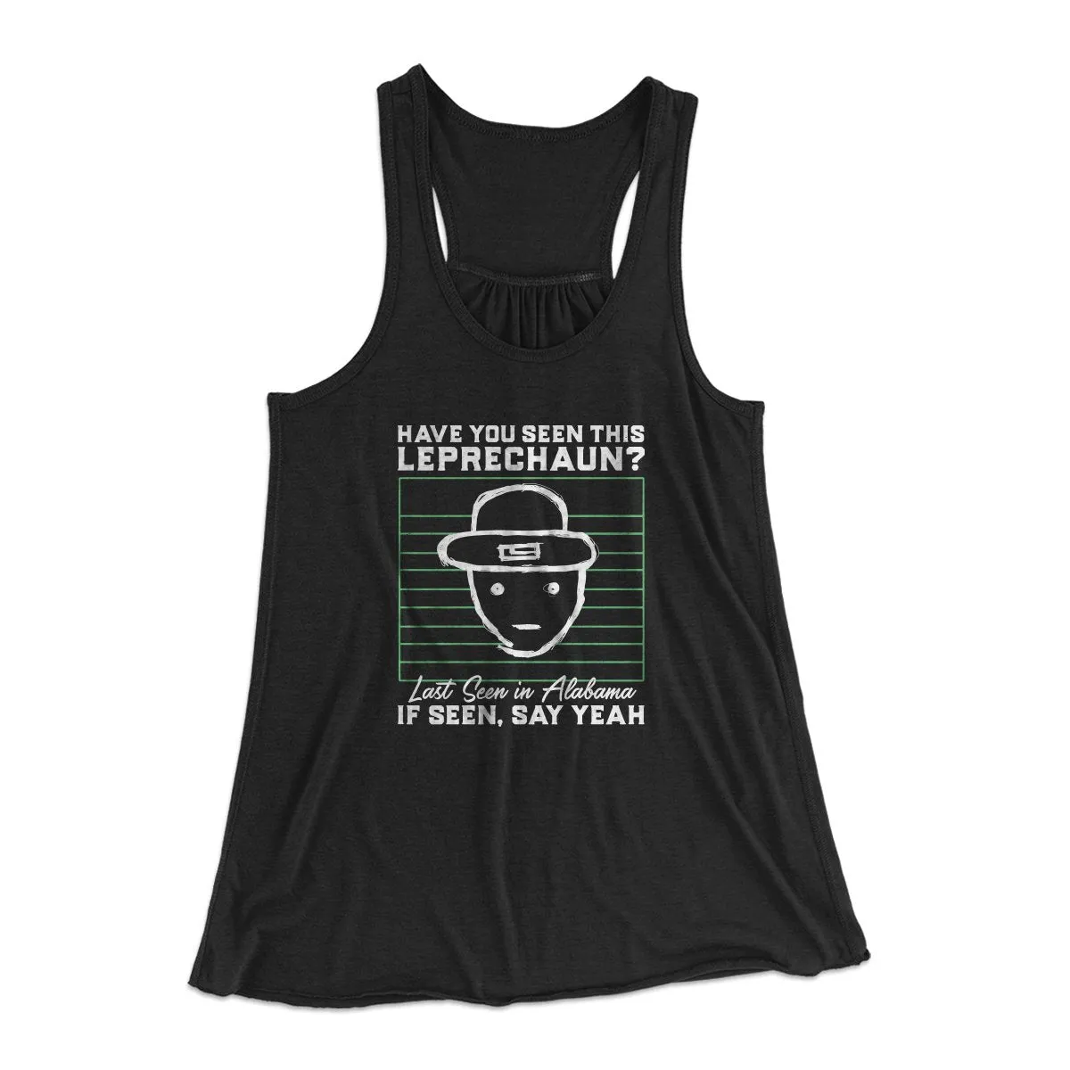 Alabama Leprechaun Amateur Sketch Women's Flowey Tank Top