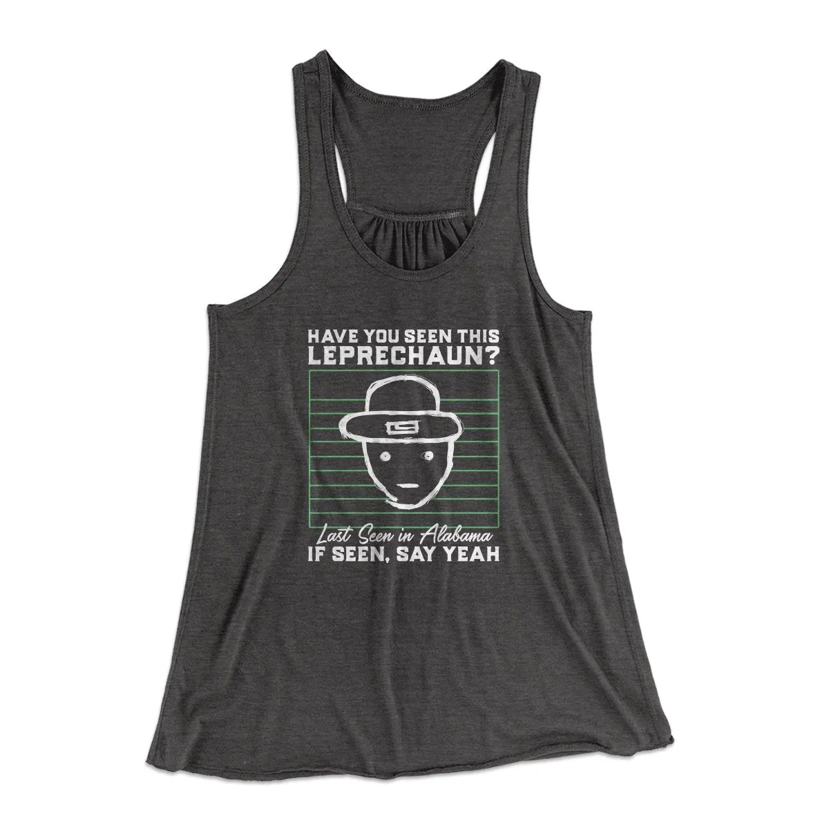 Alabama Leprechaun Amateur Sketch Women's Flowey Tank Top