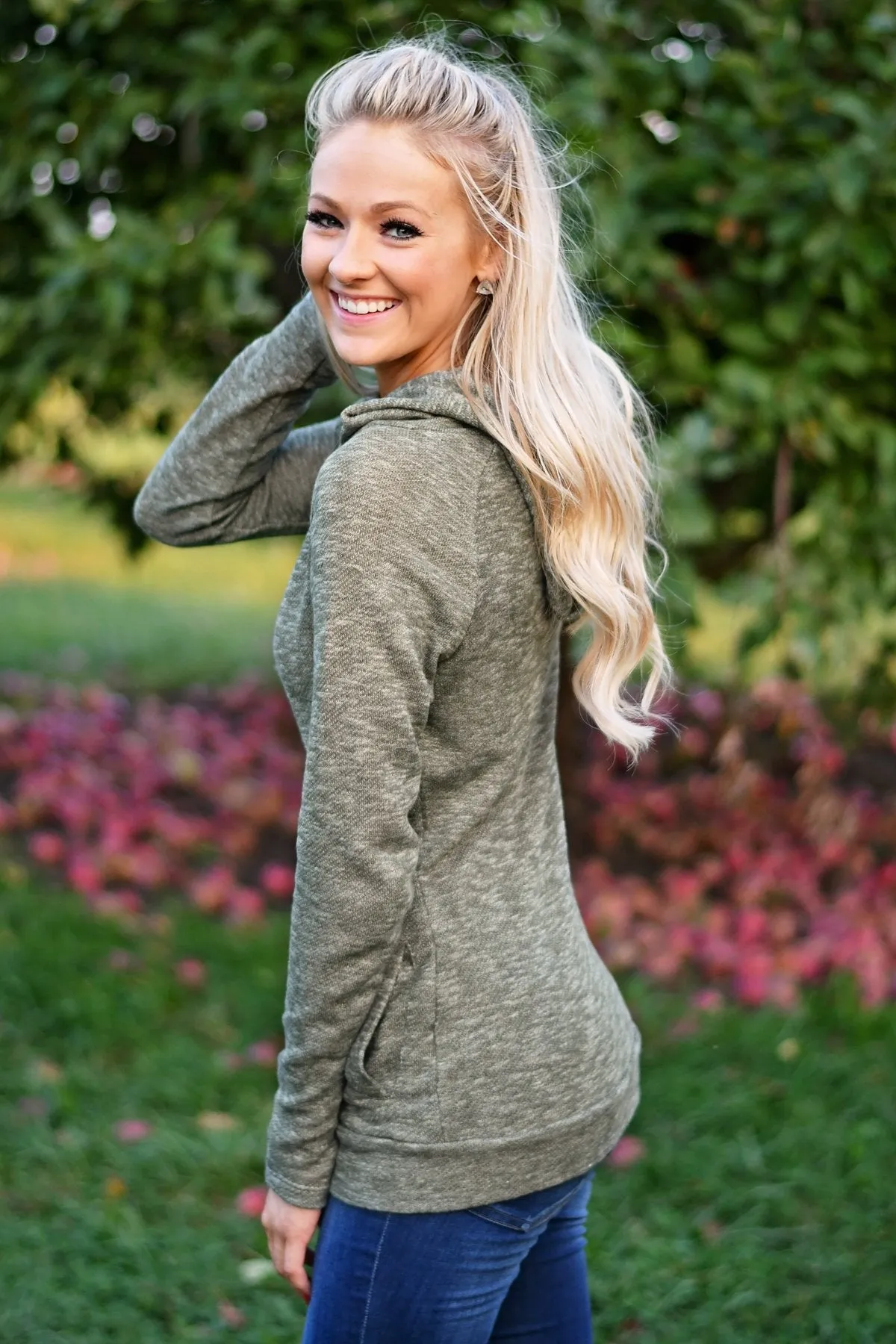 Ampersand Ave. Hoodie ~ Olive