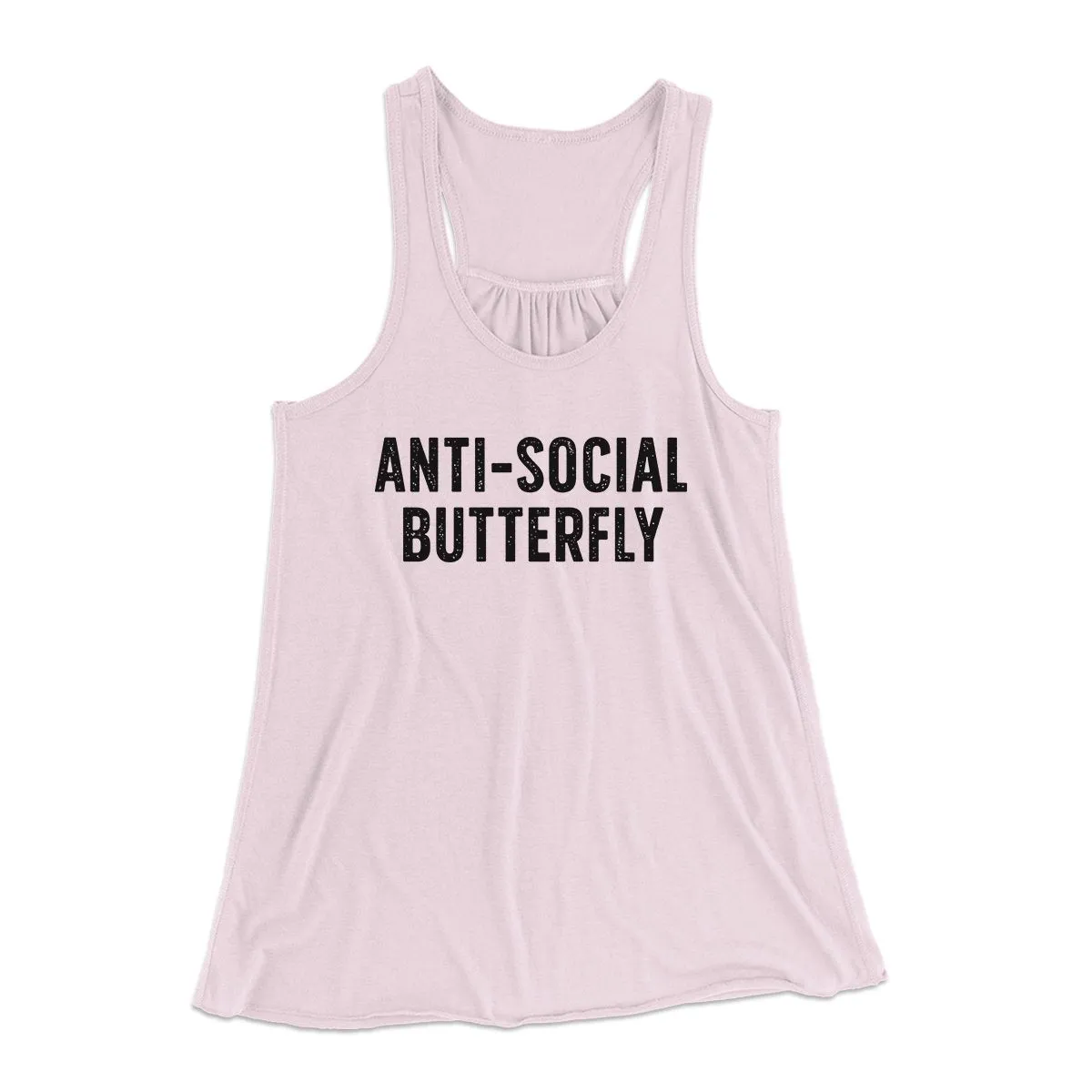 Anti-Social Butterfly Funny Women's Flowey Tank Top