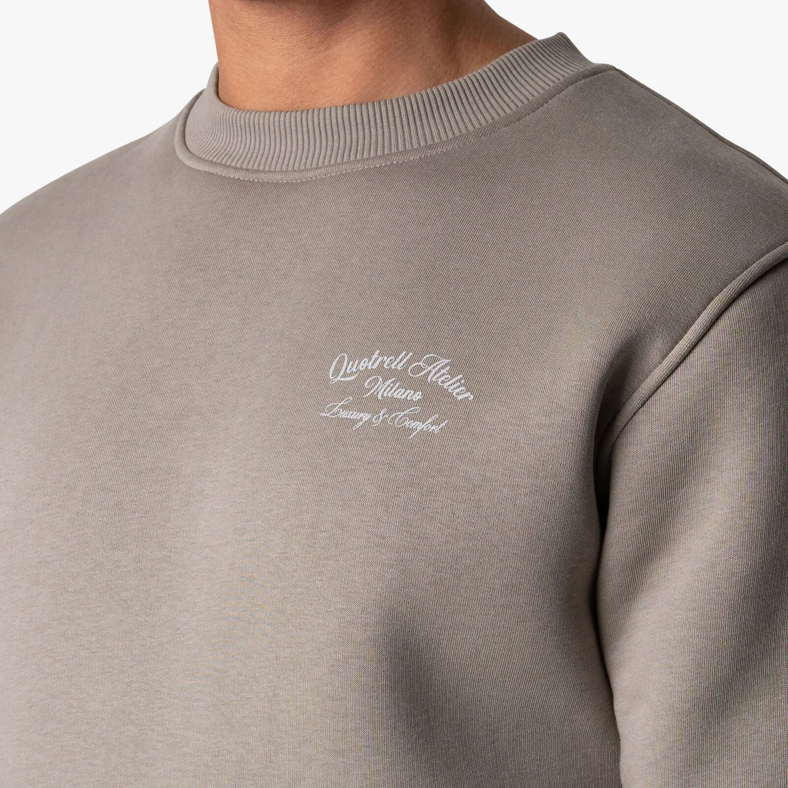 ATELIER MILANO CREWNECK | CONCRETE/CEMENT
