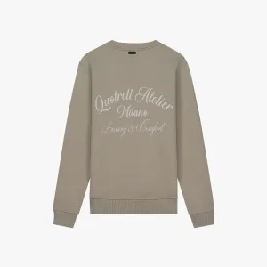 ATELIER MILANO CREWNECK | CONCRETE/CEMENT
