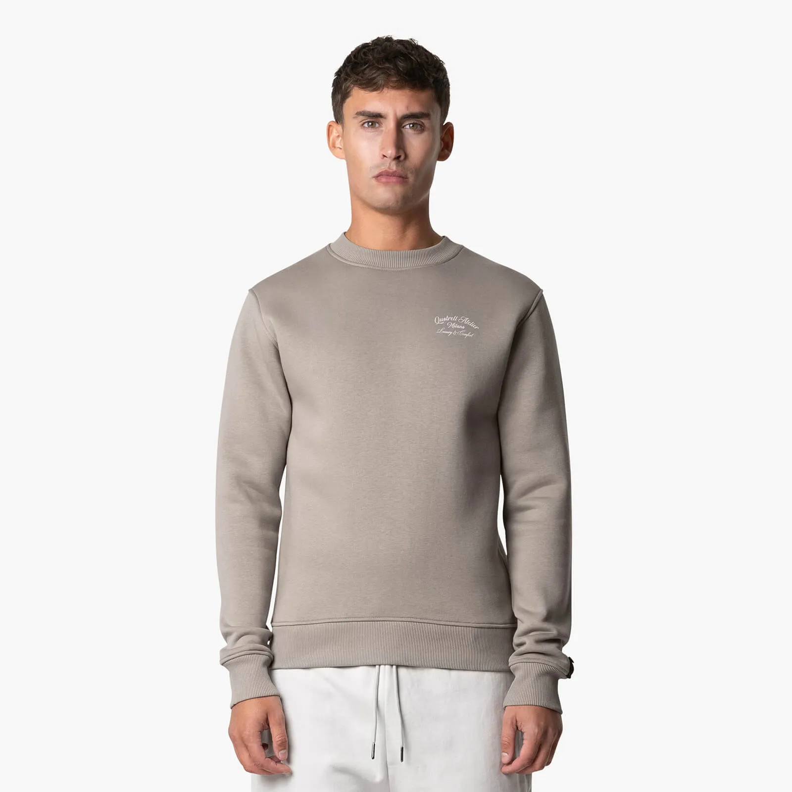 ATELIER MILANO CREWNECK | CONCRETE/CEMENT
