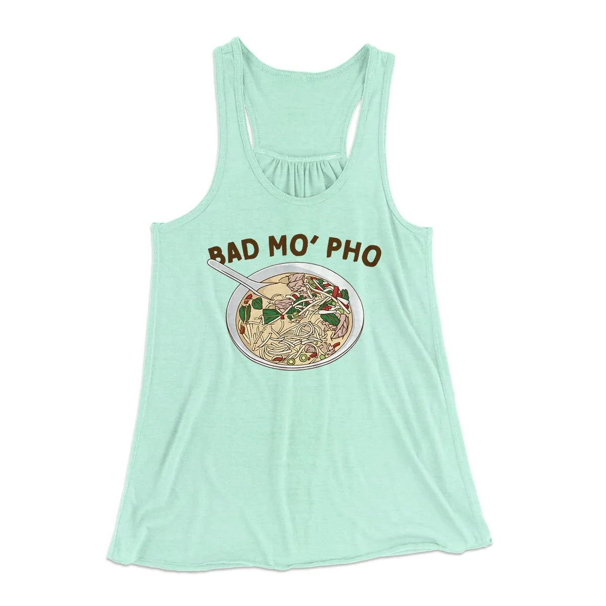 Bad Mo Pho Funny Women's Flowey Tank Top
