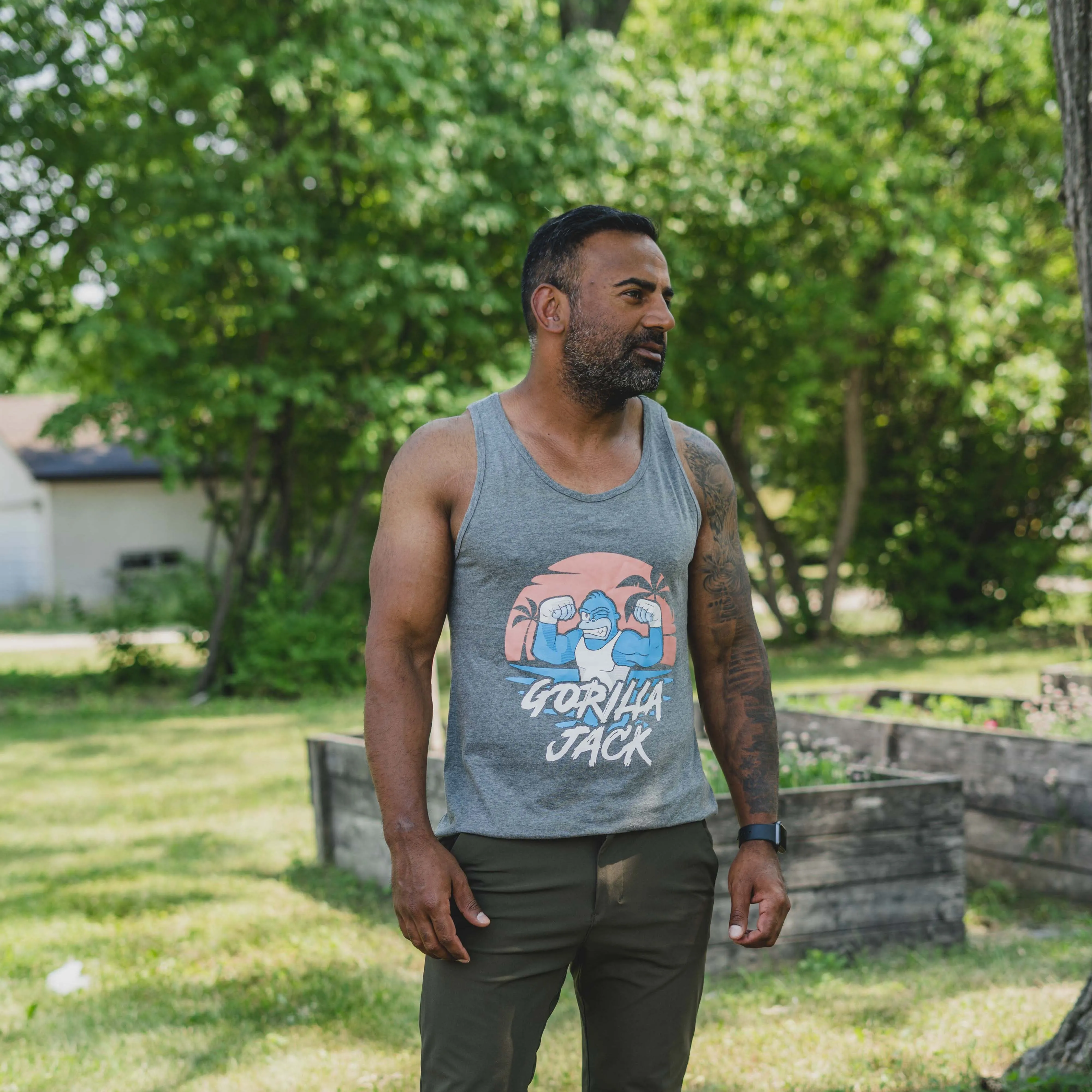 Beach Tank - Heather Grey (Men's)