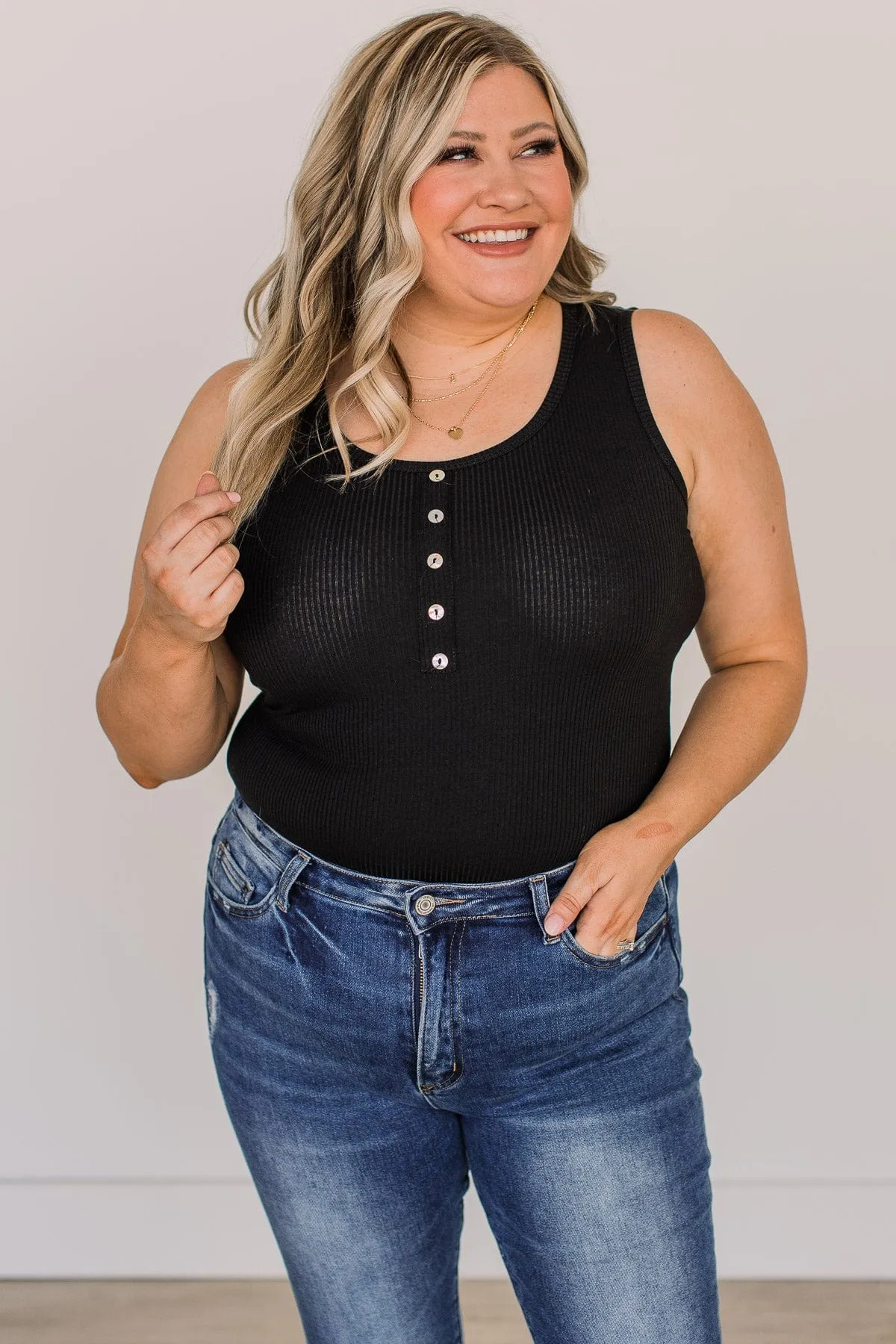 Best Interest At Heart Bodysuit- Black