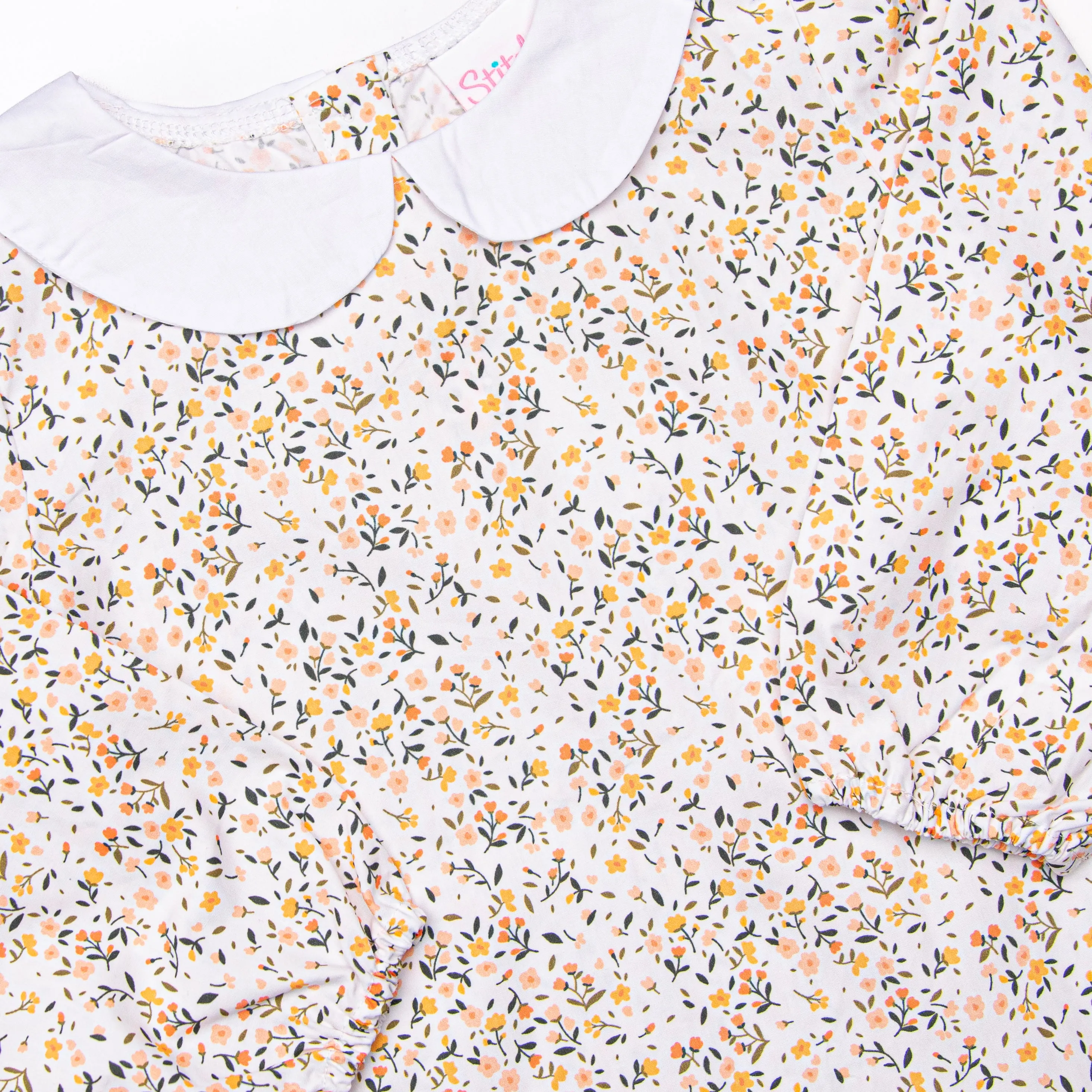 Bitsy Blooms Dress, Yellow