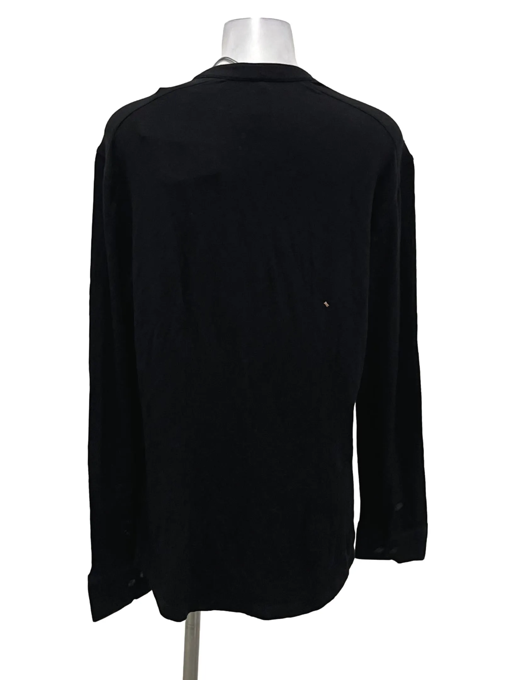 Black Henley Top