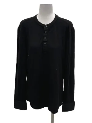 Black Henley Top