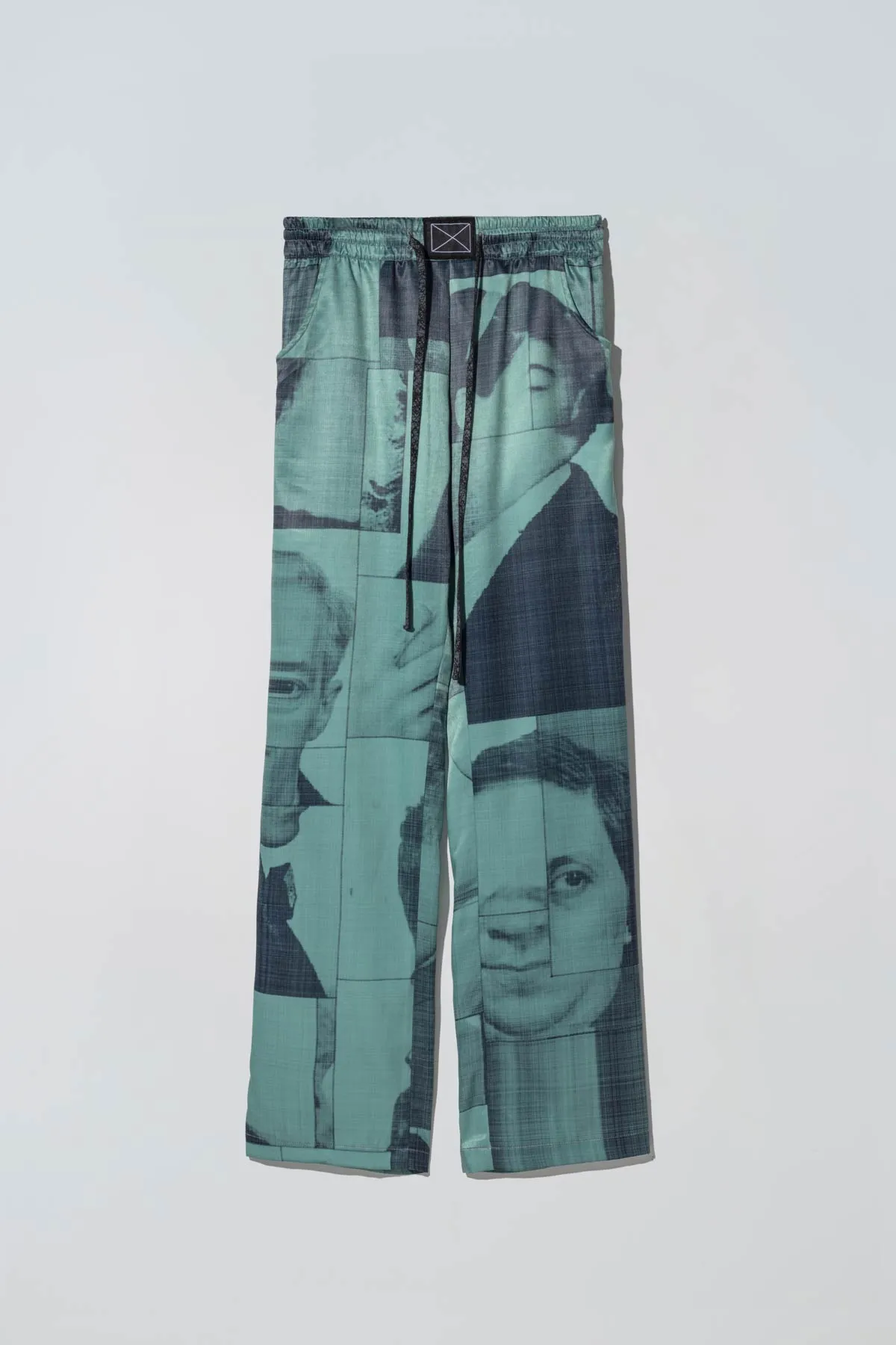 Black List Print Liberty Suitpants Grey