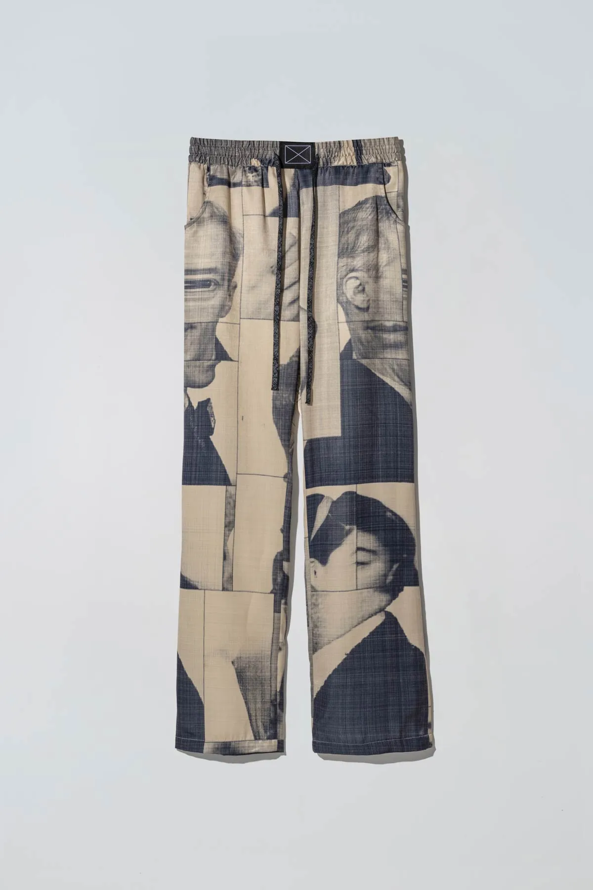 Black List Print Liberty Suitpants Grey