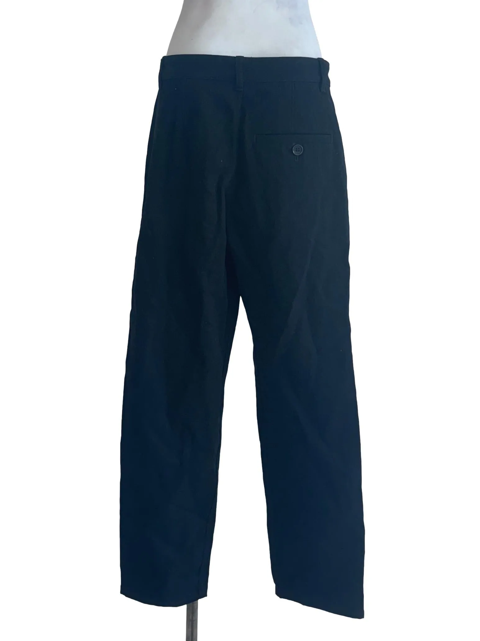 Black Straight Pants