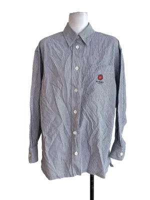 Blue And White Blouse