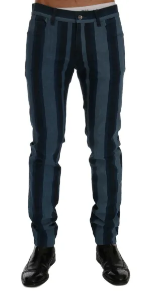 Blue Striped 14 STRETCH Slim Fit Jeans