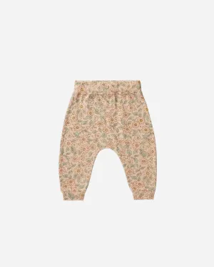 BLUSH FLORAL SLOUCH PANT