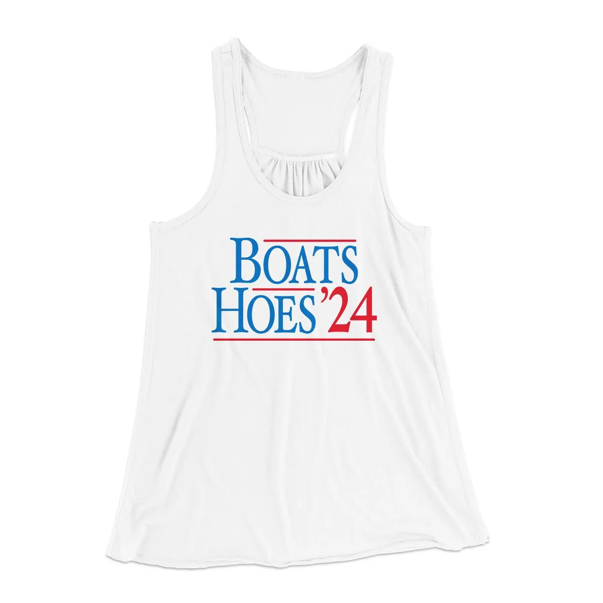 Boats and Hoes 2024 Women's Flowey Tank Top