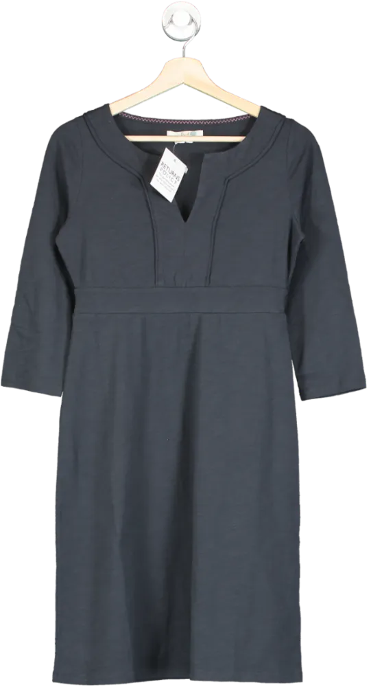 Boden Blue Notch Neck Jersey Shift Dress UK 6R