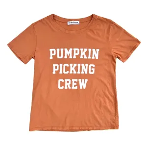 Brokedown Clothing Women's Pumpkin Picking Crew Tee