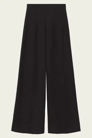 Caleb Straight Leg Pant in Black