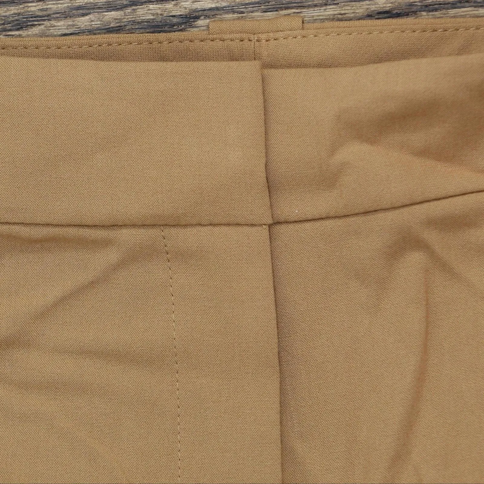 Calvin Klein Women's Lux Mid-Rise Straight-Leg Ankle Pants Luggage Brown 6
