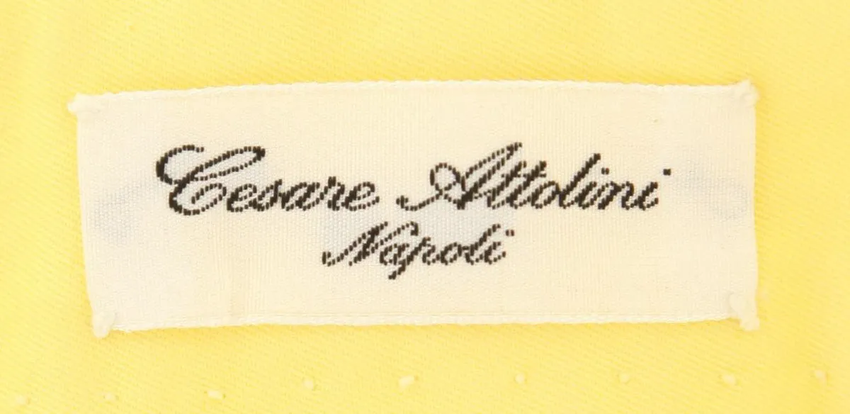 Cesare Attolini Yellow Pants