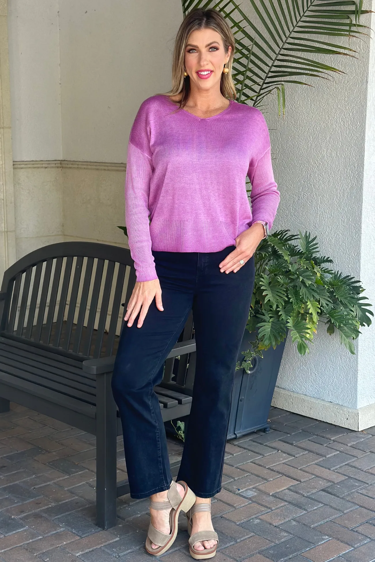 Charlie B Unmatched Comfort Straight Leg Jean-Charcoal