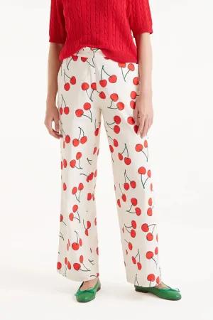 Cherry Print Pants