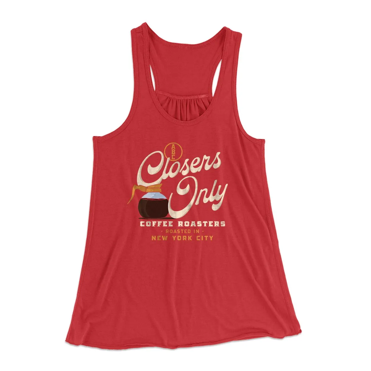 Closer's Coffee Women's Flowey Tank Top