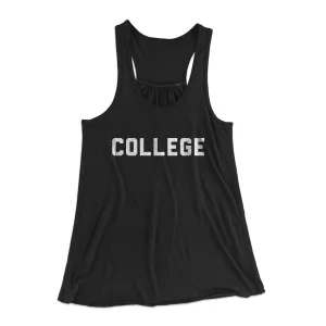 College Women's Flowey Tank Top