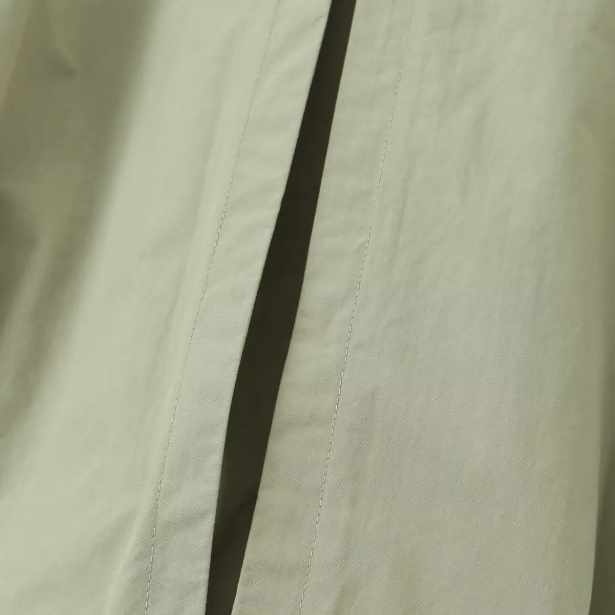 Contrast Collar Loose Fitted Green Jacket