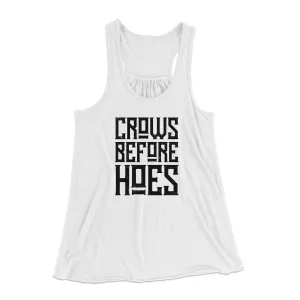 Crows Before Hoes Women's Flowey Tank Top