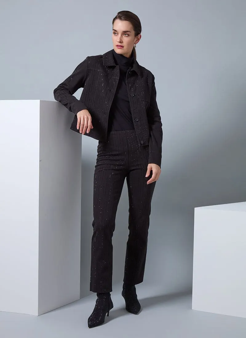Crystal Denim Straight Leg (28" Inseam)