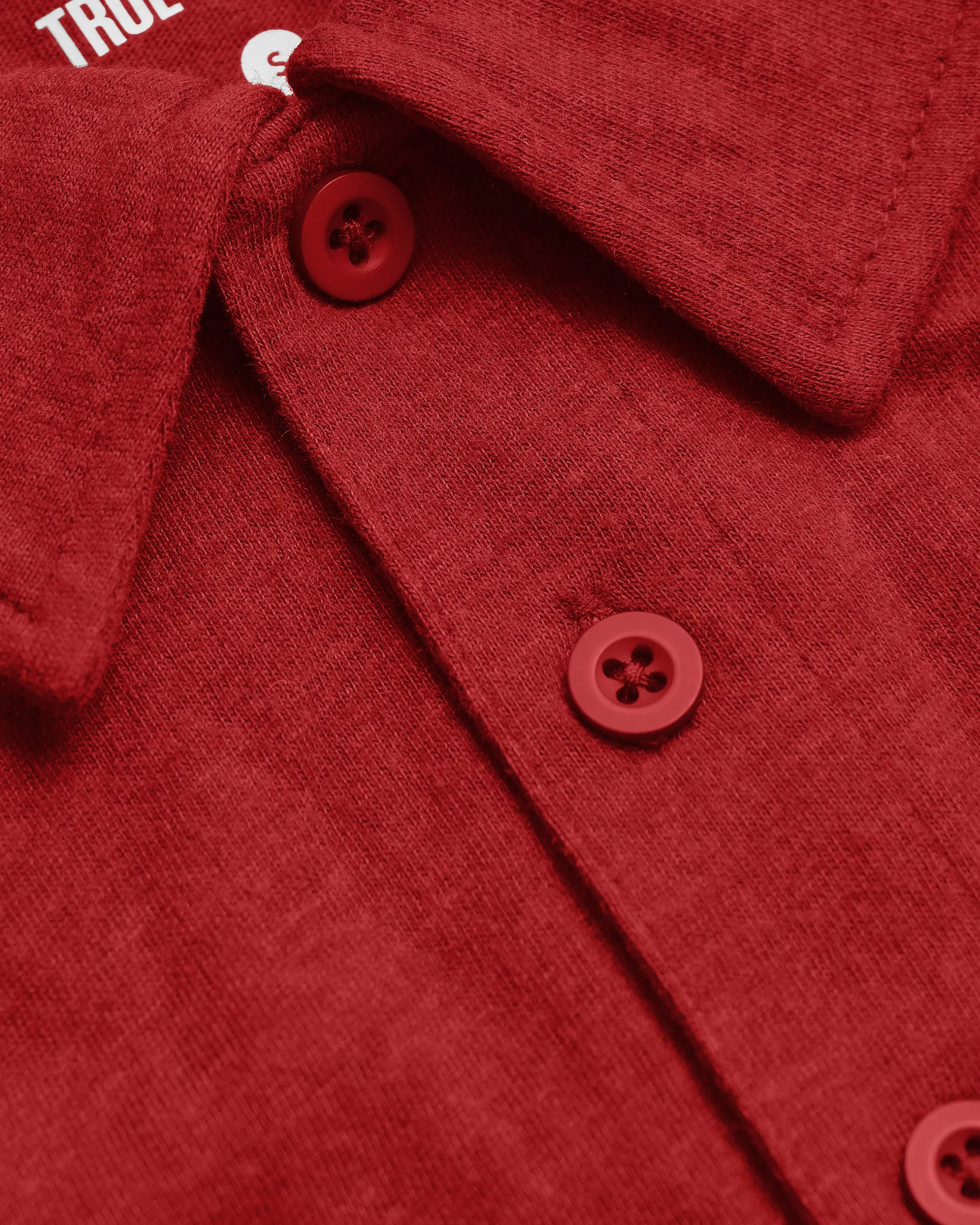 Dark Heather Lava Short Sleeve Polo