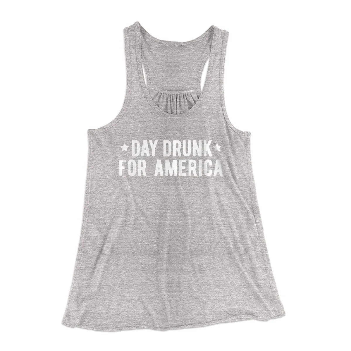 Day Drunk For America Women's Flowey Tank Top