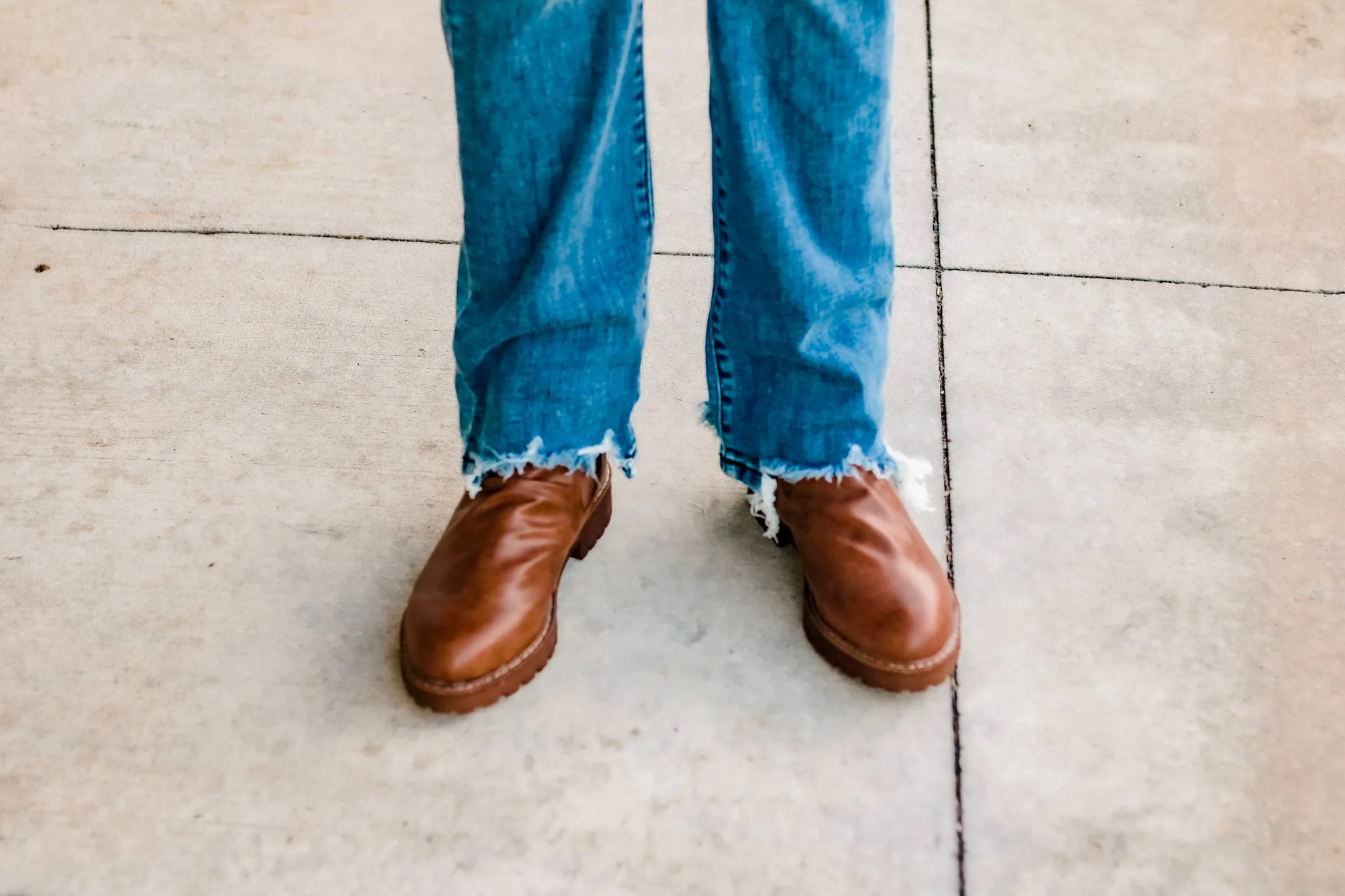 Denim Distressed Judy Blue Straight Leg Jeans