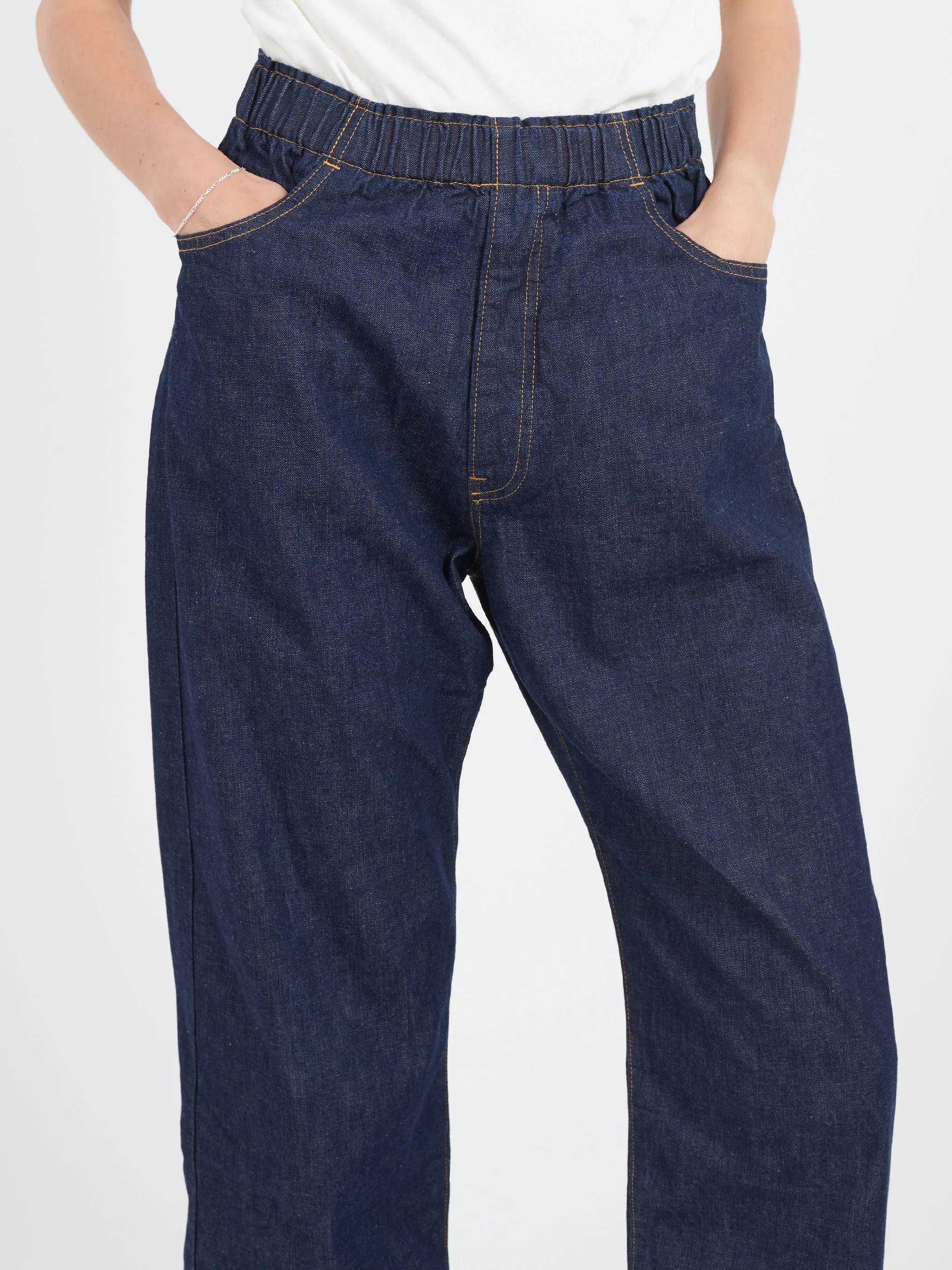 Denim Easy Pants