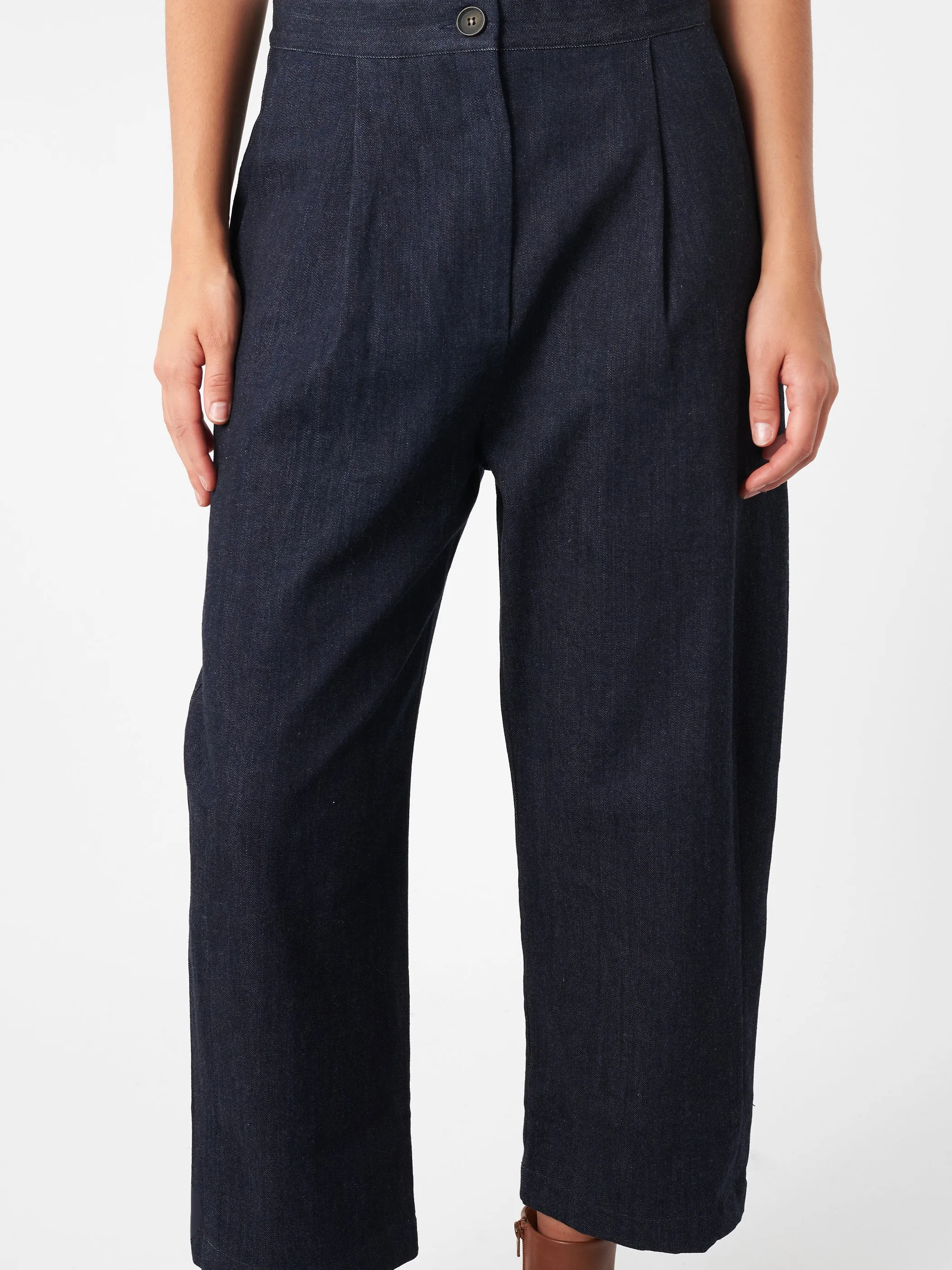 Denim With Pleats