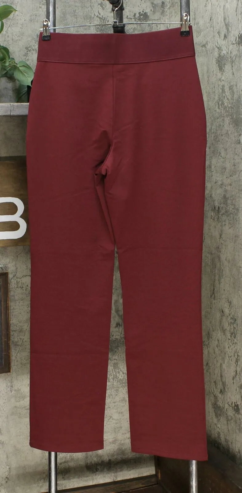 DG2 by Diane Gilman Women's Tall Straight Leg Pull On Ponte Pants