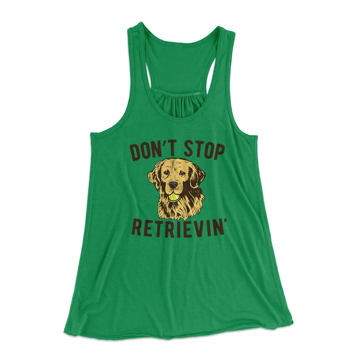 Don't Stop Retrievin' Women's Flowey Tank Top