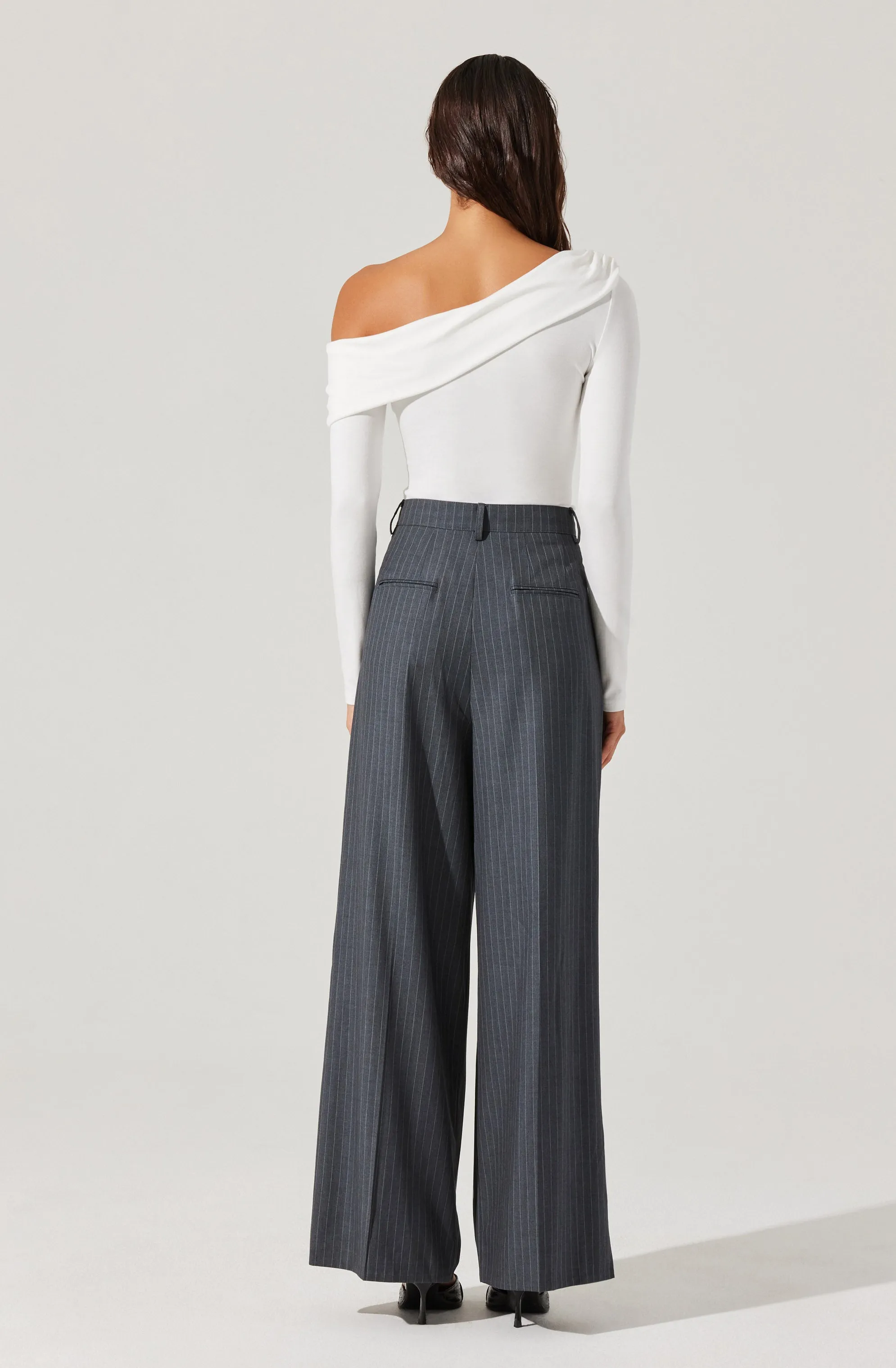 Draped Off Shoulder Top