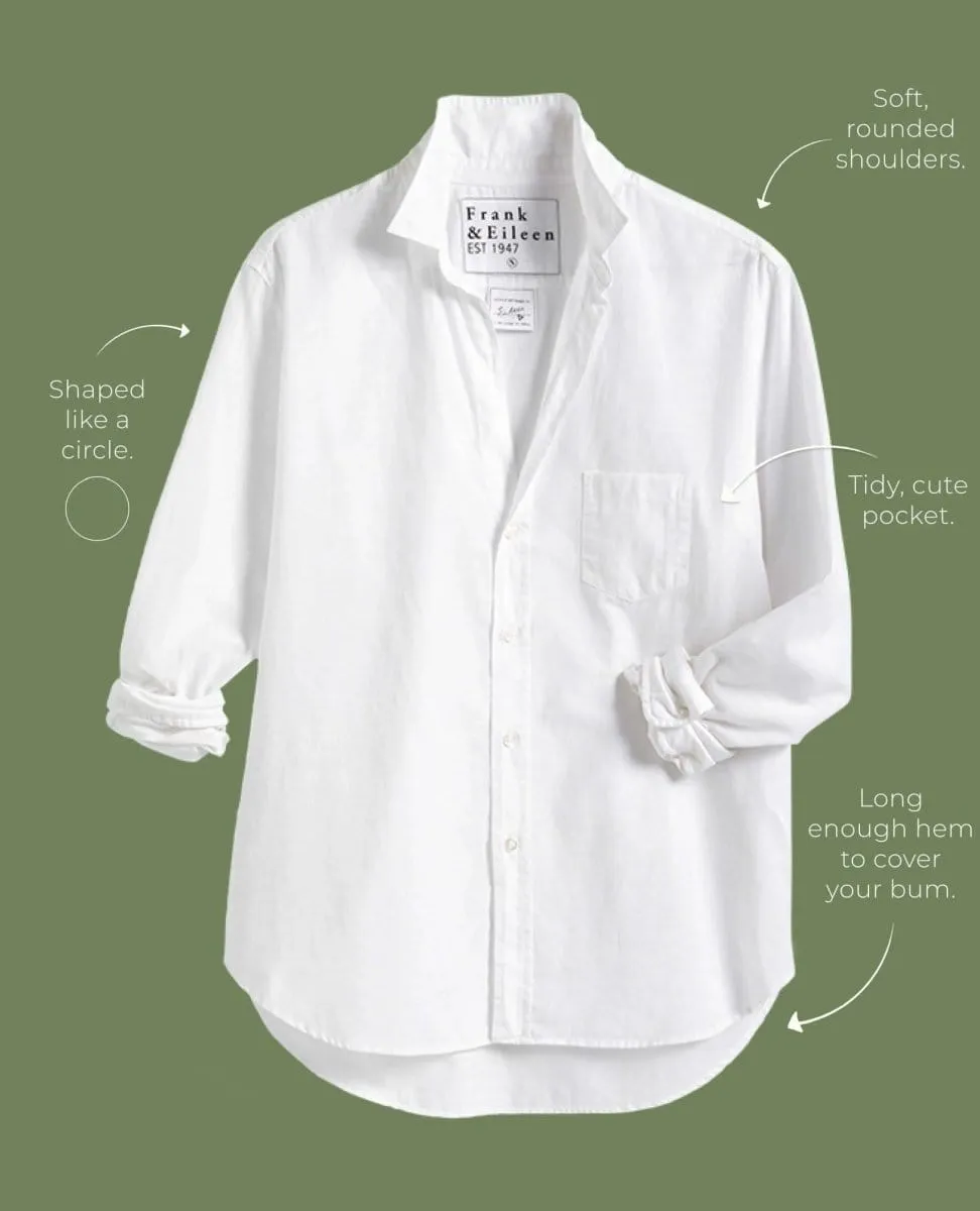 Eileen Famous Shirt White Denim