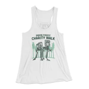 Endor Forest Charity Walk Women's Flowey Tank Top