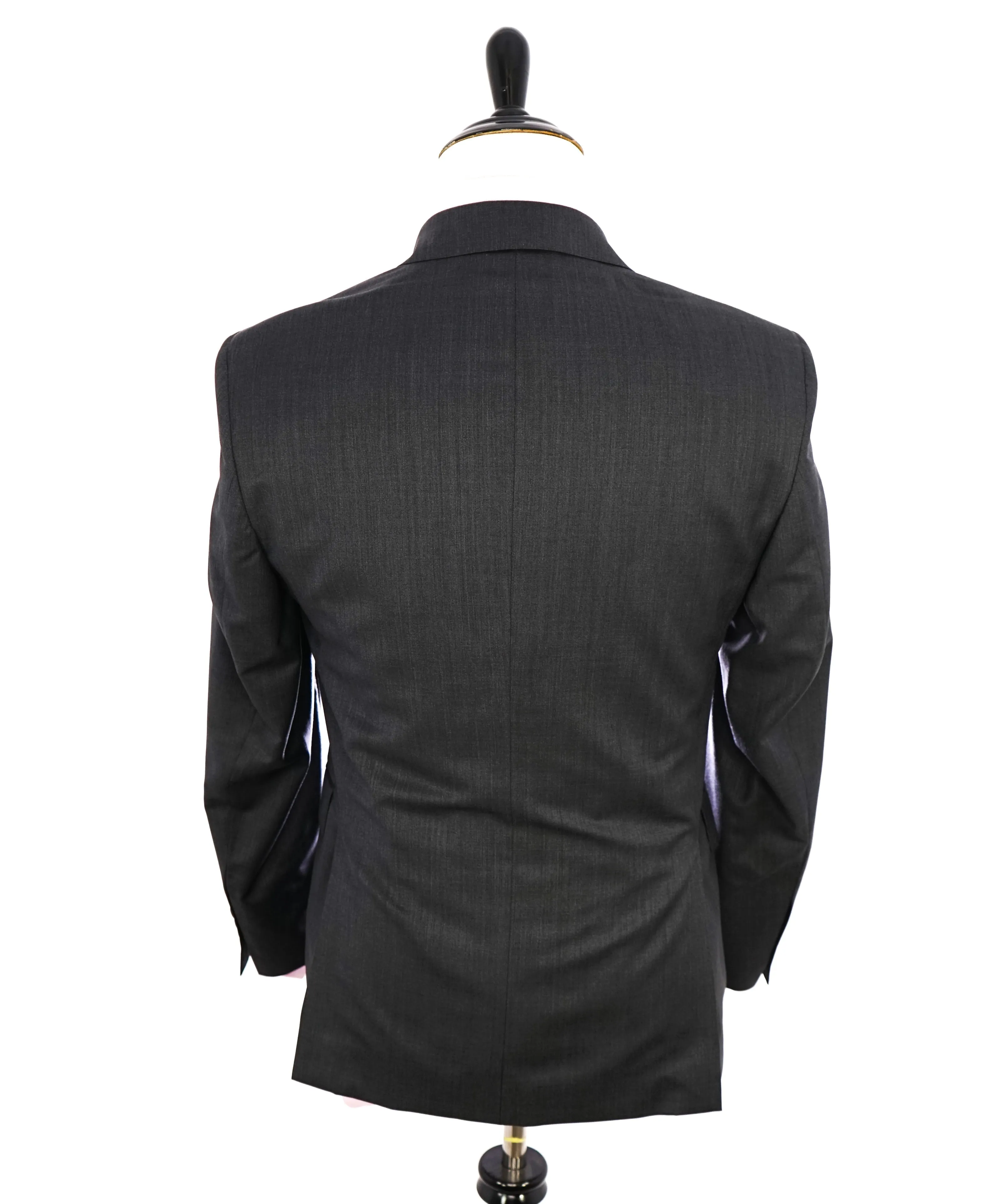 ERMENEGILDO ZEGNA - By SAKS FIFTH AVENUE "Slim" SILK BLEND Gray Suit - 36S