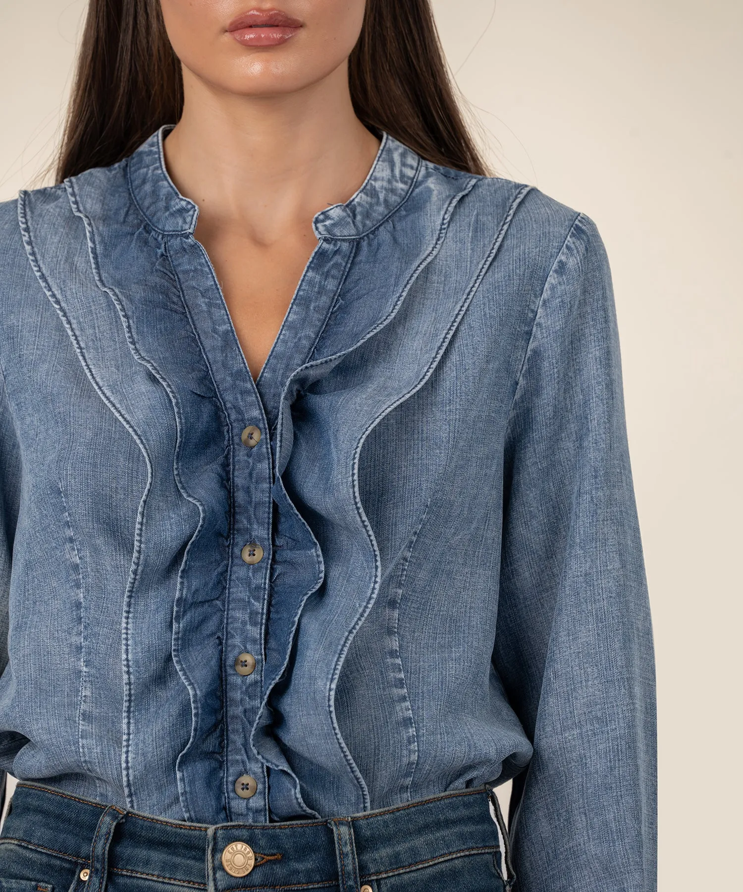 Fallon Ruffle Shirt - FINAL SALE